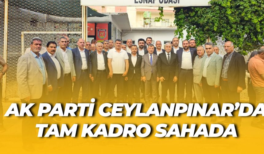 AK Parti Şanlıurfa Milletvekili Mehmet Ali Cevheri’den Ceylanpınar’a Çıkartma