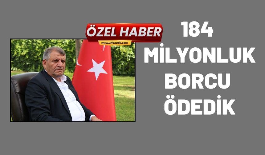 Akçakale Belediyesinin SGK Borcu Sıfırlandı