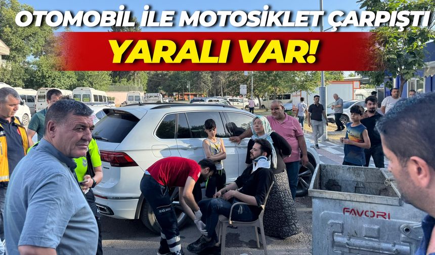 Birecik’te Otomobil ile Motosiklet Çarpıştı: 1 Yaralı