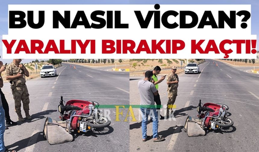 Bu Nasıl Vicdan? Yaralıyı Bırakıp Kaçtı!