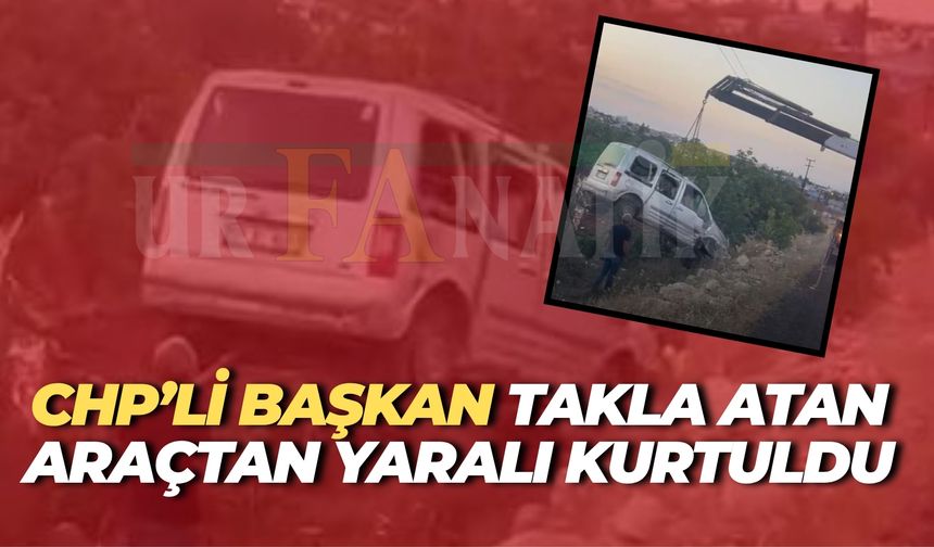 CHP Halfeti İlçe Başkanı Trafik Kazasında Yaralandı