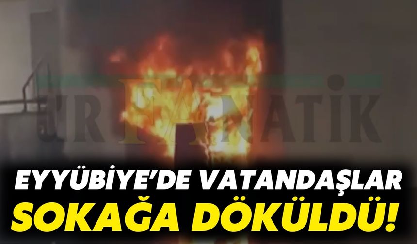 Eyyübiye’de Vatandaşlar Sokağa Döküldü!