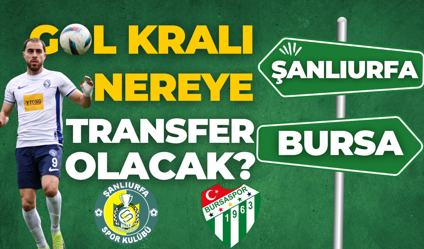 Gol Kralı Bursa’ya mı Şanlıurfa’ya Mı Transfer Olacak?