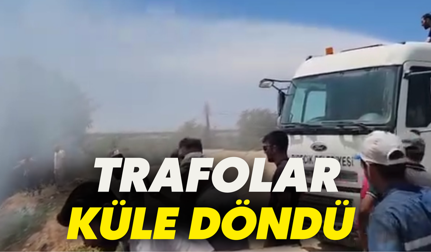 Birecik’te Korkutan Yangın: Güneş Panelleri Ve Trafolar Küle Döndü