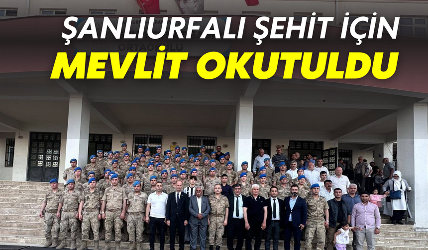 Şanlıurfalı Şehit Adını Taşıyan Okulda Anıldı