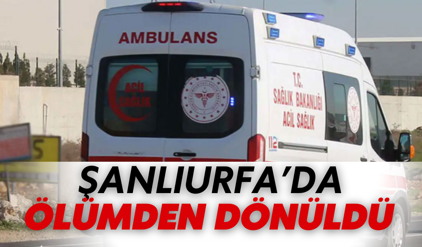 Şanlıurfa’da Ölümden Dönüldü: Kamyonet Takla Attı, 3 Yaralı