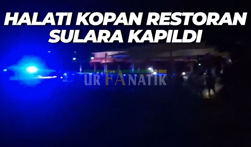 Şanlıurfa’da Fırat Üzerinde Korku Dolu Anlar: Duba Restoran Sürüklendi