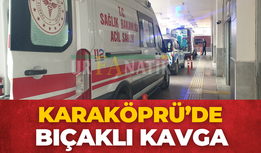 Şanlıurfa Karaköprü’de Sokak Ortasında Bıçaklı Kavga