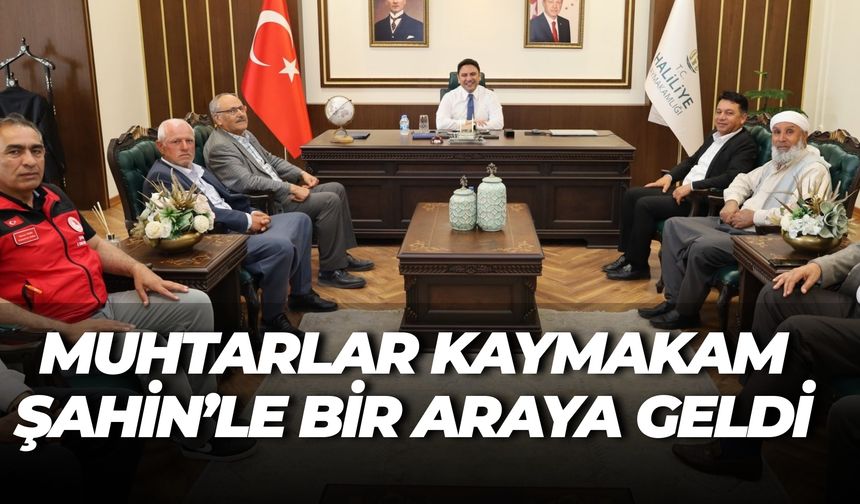 Şanlıurfa’da Yeni Hükümet Konağına İlk Ziyaret Muhtarlardan