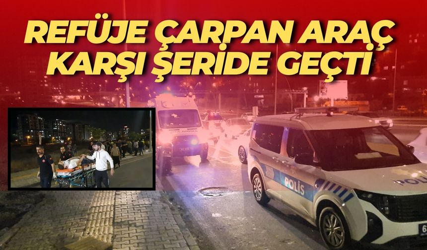 Karaköprü’de Feci Kaza: Otomobil Karşı Şeride Uçtu