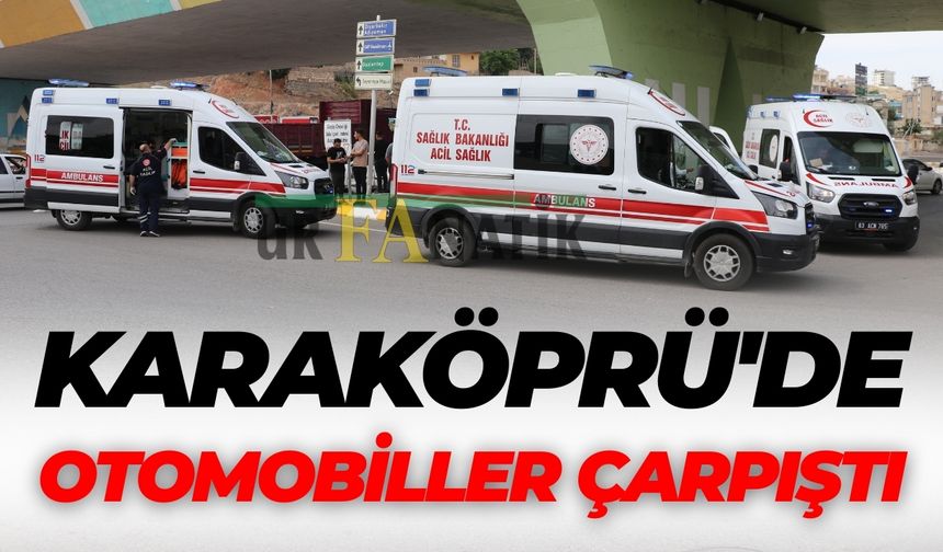 Şanlıurfa Karaköprü'de Otomobiller Çarpıştı: Çocuklar Yaralandı