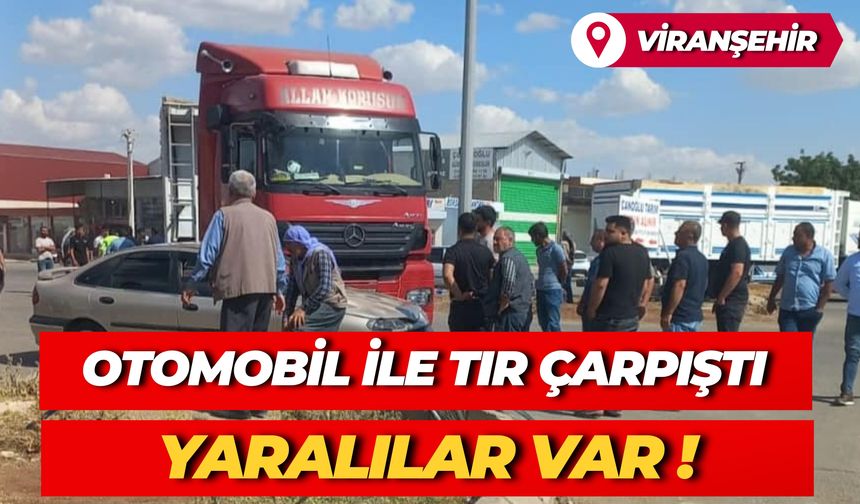 Şanlıurfa Viranşehir’de Trafik Kazası: 2 Yaralı