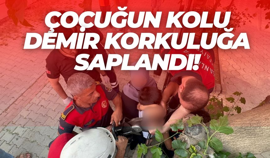 Şanlıurfa’da 10 Yaşındaki Çocuğun Kolu Demir Korkuluğa Saplandı!