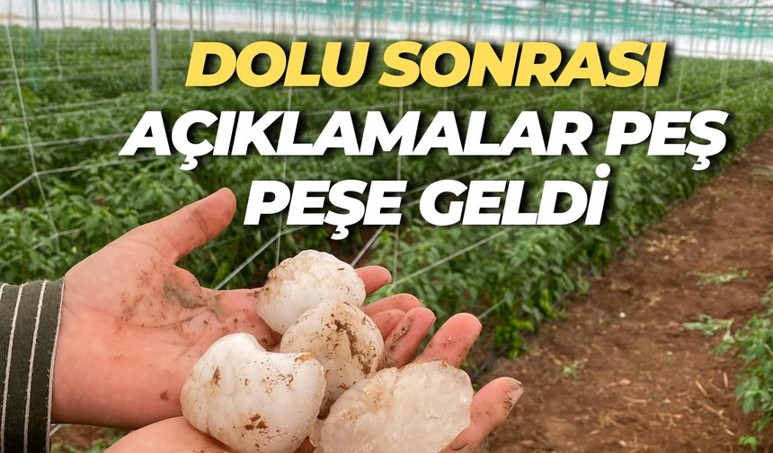 Şanlıurfa’da Dolu Yağdı, Çiftçi Zarar Gördü: Yetkililerden Açıklama Geldi