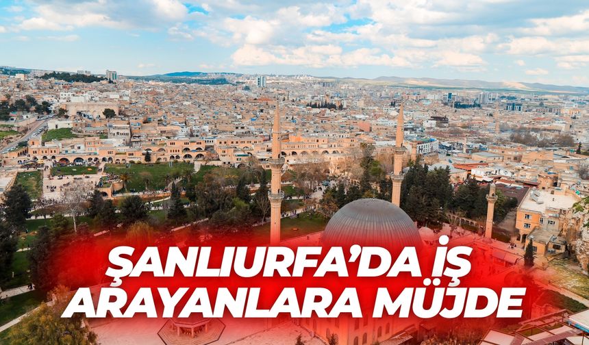 Şanlıurfa’da İş Arayan Kadın, Genç, Engelli ve Mezunlara Müjde