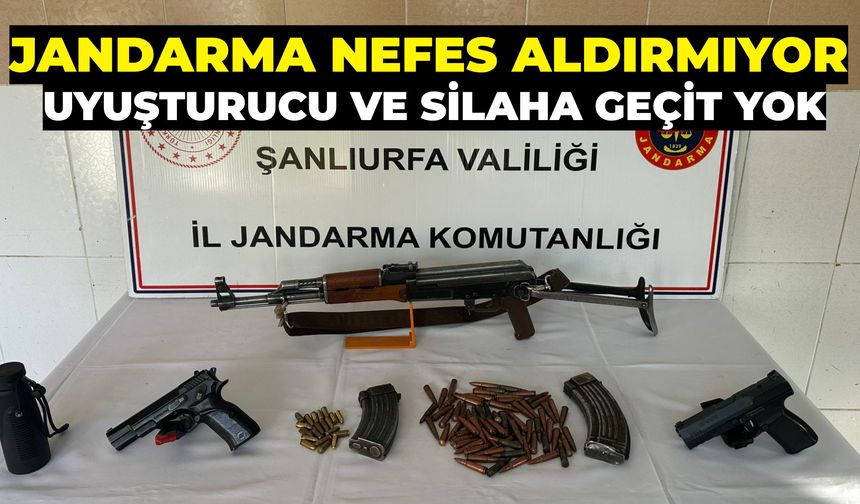 Şanlıurfa’da Jandarma Nefes Aldırmıyor: Uyuşturucu ve Silaha Geçit Yok