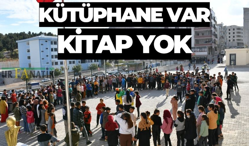Şanlıurfa'da Kütüphane Var, Kitap Yok