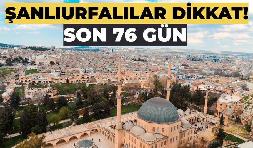 Şanlıurfalılar Dikkat! Eski Tip Sürücü Belgeleri İçin Son 76 Gün
