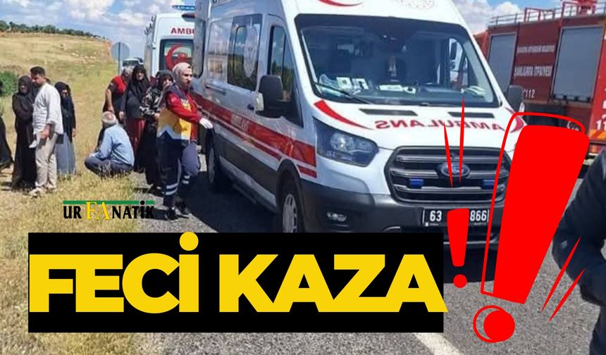 Şanlıurfa’nın Halfeti İlçesinde Feci Kaza!