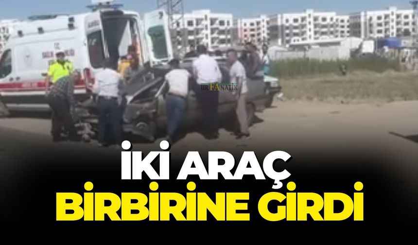 Suruç Aligör’de Trafik Kazası! İki Araç Birbirine Girdi