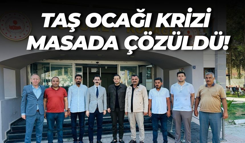 Şanlıurfa'daki Taş Ocağı Krizi Uzlaşıyla Sona Erdi