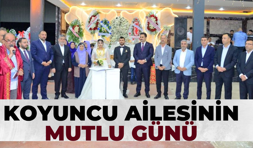 Koyuncu Ailesinin Mutlu Günü: Bakın Düğüne Kimler Katıldı?