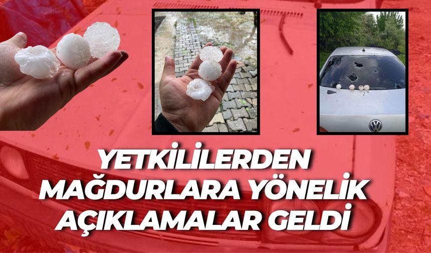 Bozova, Hilvan ve Halfeti’deki Dolu Felaketi Sonrası Açıklamalar Art Arda Geldi