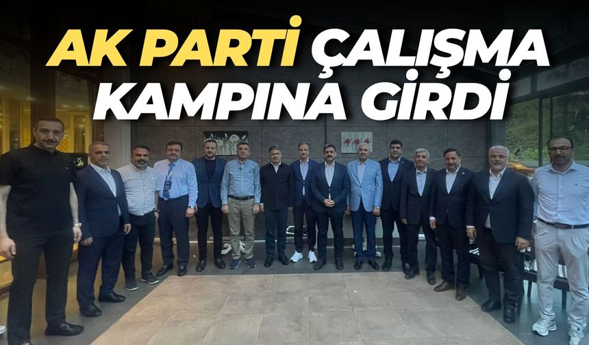Şanlıurfa İl Başkanı Mehmet İlhami Günbegi Kızılcahamam’da Kampa Girdi