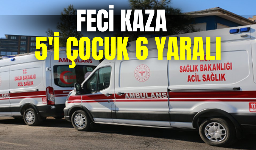 Şanlıurfa’da Feci Kaza: 5'i Çocuk 6 Yaralı