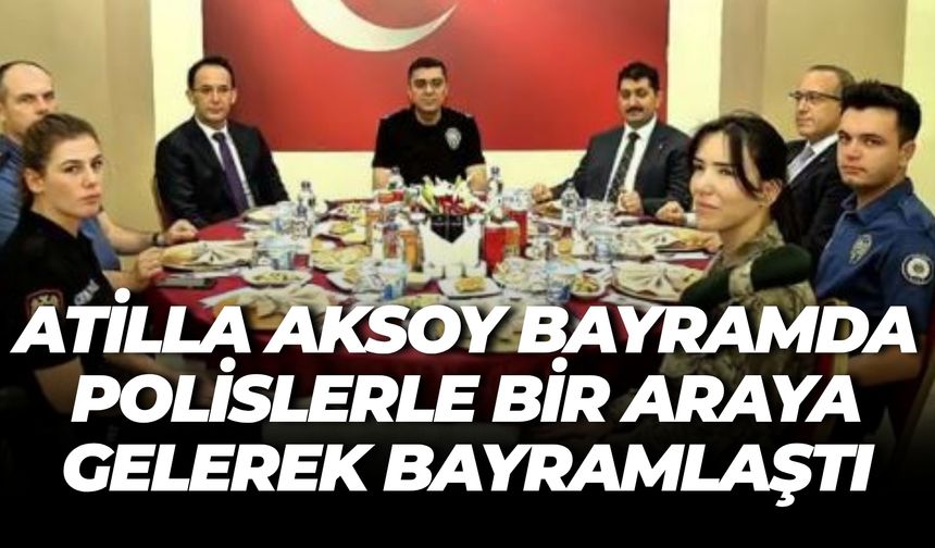 Şanlıurfa Emniyet Müdürü Aksoy, Bayram Sevincini Personelle Paylaştı