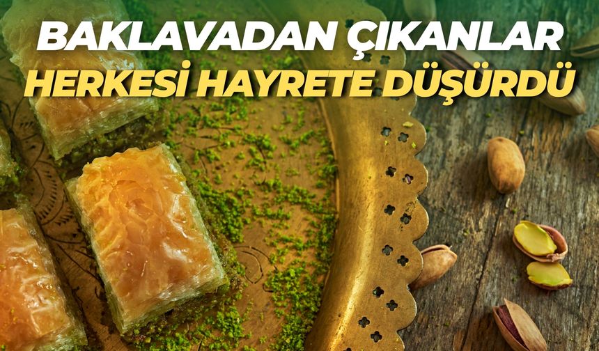 Baklavanın İçerisinde Çıkanlar Herkesi Hayrete Düşürdü