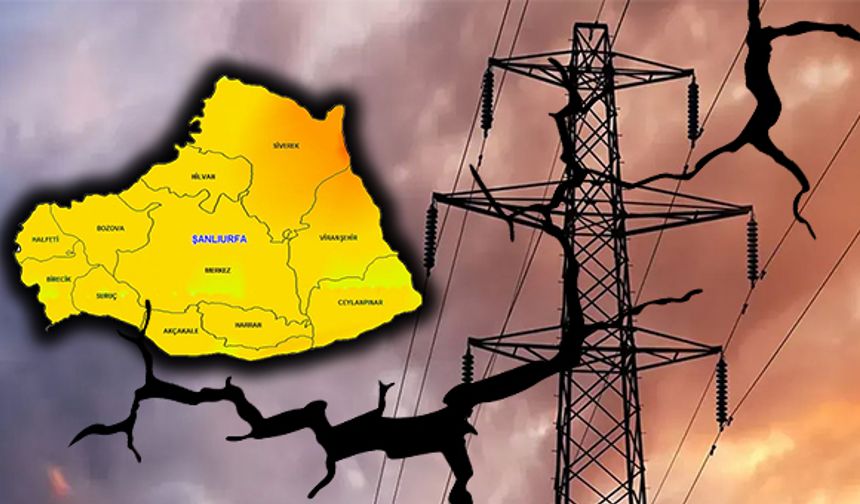 40 Derecelik Kavurucu Sıcakta Şanlıurfa Elektriksiz Kalacak!