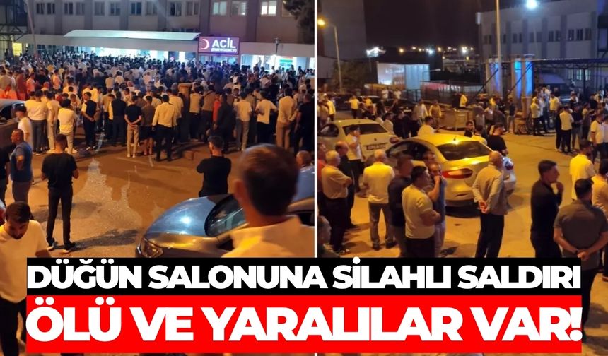 Düğün Salonuna Silahlı Saldırı: Ölü Ve Yaralılar Var!