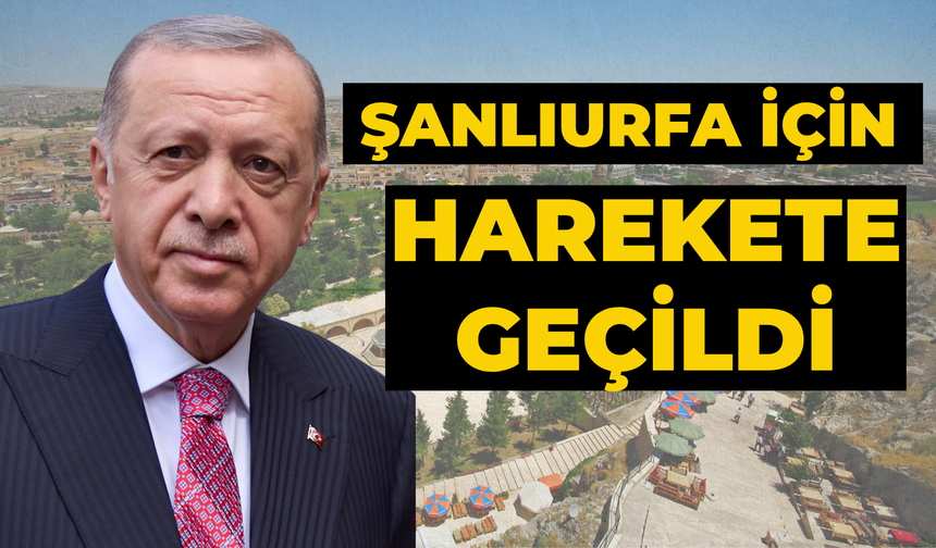 Şanlıurfa İçin Cumhurbaşkanlığı Talimatıyla Harekete Geçildi