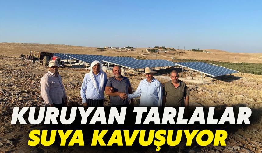 Güneşten Gelen Çözüm: Şanlıurfa’da Kuruyan Tarlalar Suya Kavuşuyor