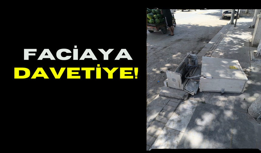 Faciaya Davetiye! Suruç’ta Okul Önünde Elektrik Panosu Devrildi