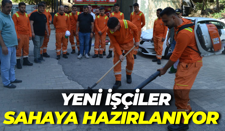 Şanlıurfa’da Yeni İşçileri Sahaya Hazırlanıyor