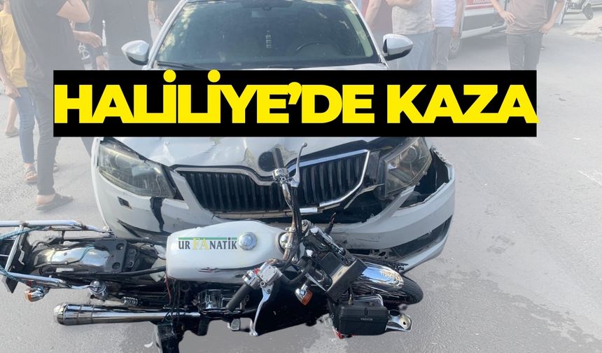 Haliliye’de Kaza: Motosiklet Sürücüsü Hastaneye Kaldırıldı!