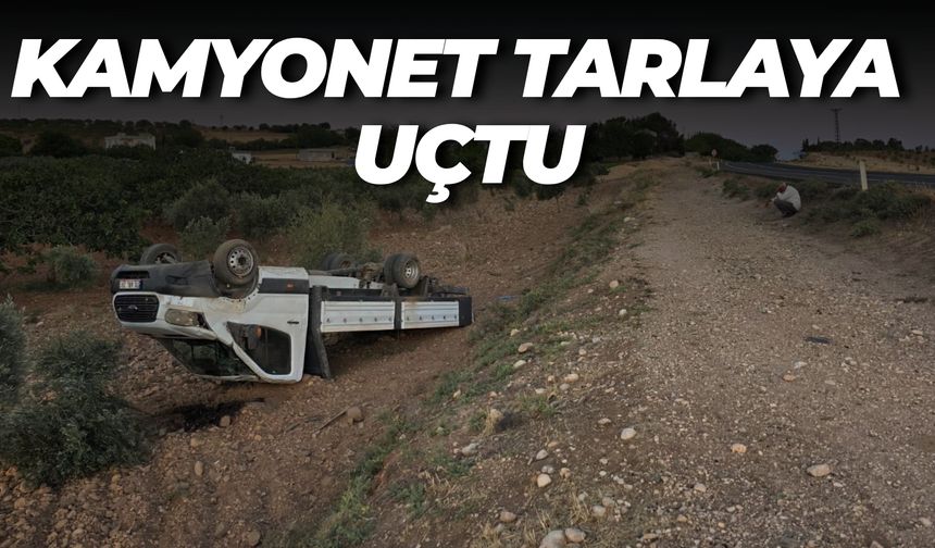 Şanlıurfa’da Gün Kazayla Başladı! Kamyonet Şarampole Yuvarlandı
