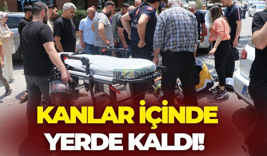 Kanlar İçinde Yerde Kaldı! Karaköprü’de Korkutan Kaza