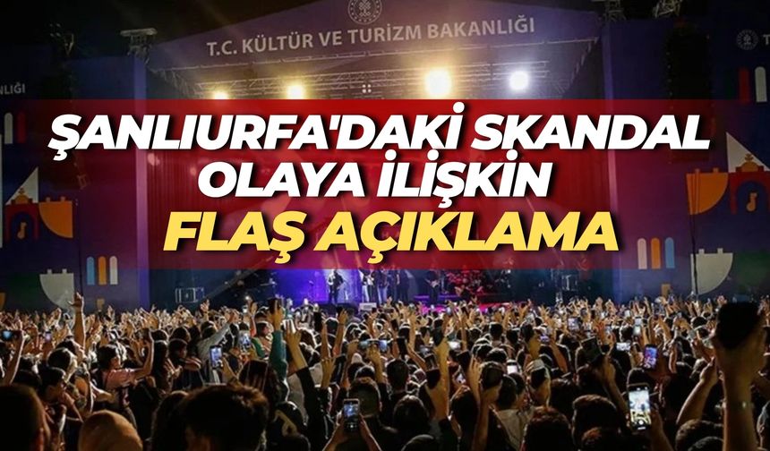 Şanlıurfa'daki Skandal Olaya İlişkin Flaş Açıklama