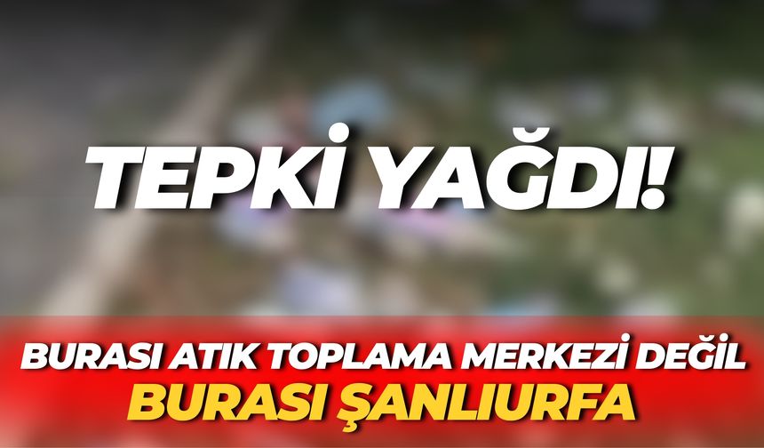 Şanlıurfa Viranşehir’deki Parkın İçler Acısı Hali
