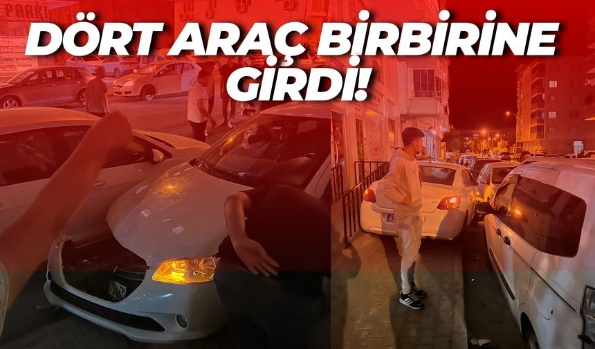 Şanlıurfa'da Dört Araçlık Kaza Ortalığı Savaş Alanına Çevirdi