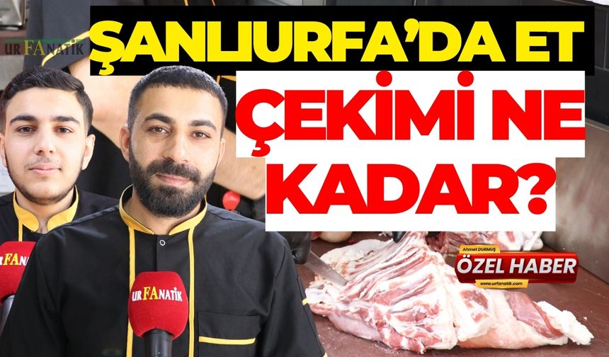 Şanlıurfa’da Et Çekimi Ne Kadar? Fiyatlar Belli Oldu
