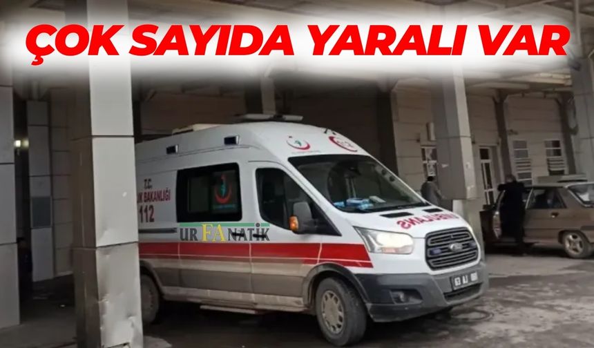 Şanlıurfa Yardımcı Yolunda Can Pazarı: Çok Sayıda Yaralı Var!