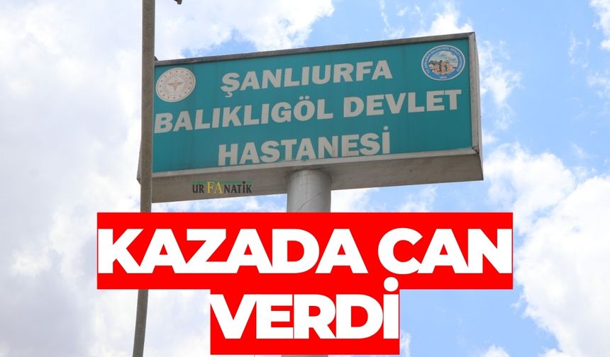Şanlıurfa’da Motosiklet Sürücüsü Kazada Can Verdi