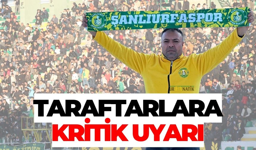 Şanlıurfaspor Taraftarlarına Kritik Uyarı: Maçlara Giriş İçin Tek Yol
