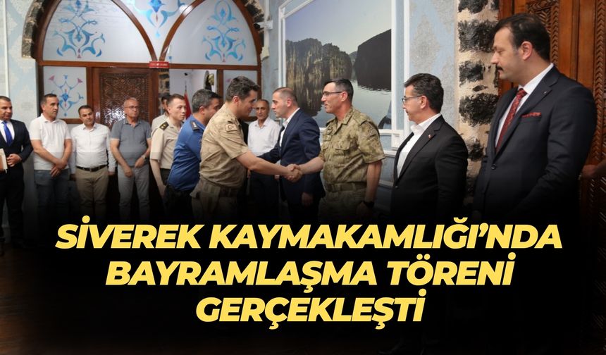 Siverek Kaymakamlığı’nda Kurban Bayramı Coşkusu