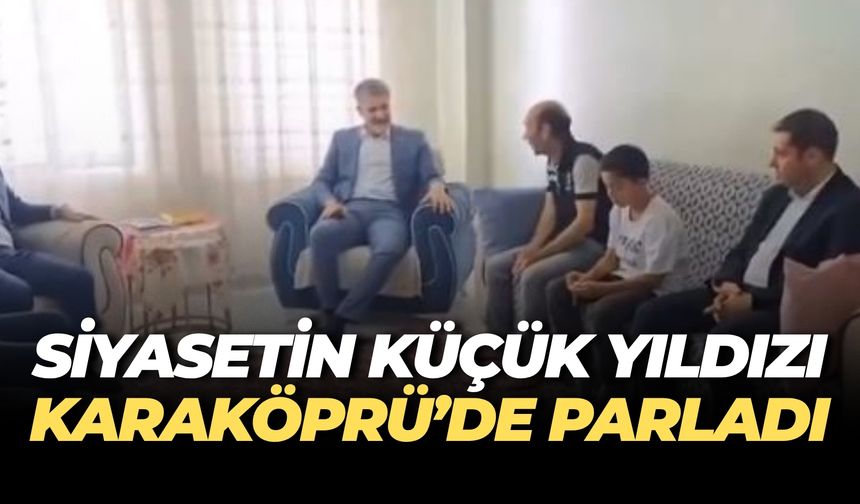 Karaköprü’nün Minik Doktor Adayı Arda, Teşkilatın Gözdesi Oldu
