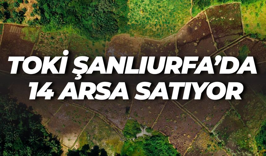 Şanlıurfa’da Arsa Sahibi Olmak İçin TOKİ’den Kaçırılmayacak Fırsat!